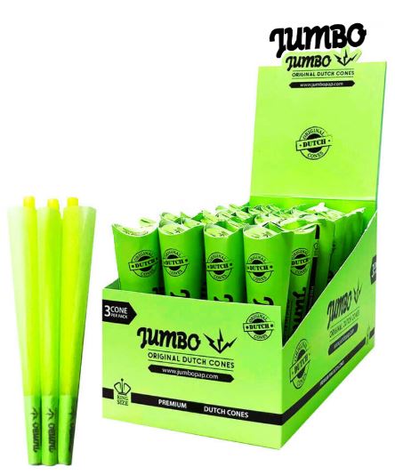 JUMBO DUTCH  CONES KING SIZE 3PK 32CT