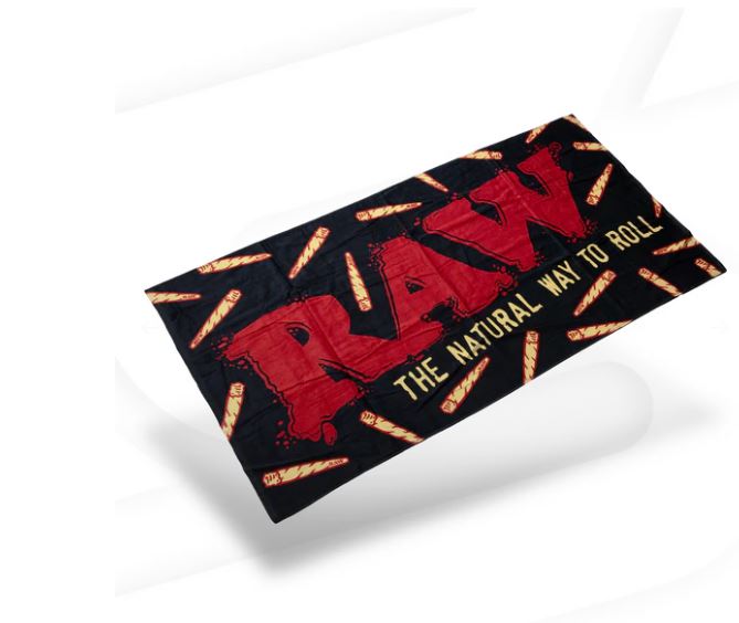 Raw - Stash Pocket Beach Towel - Black