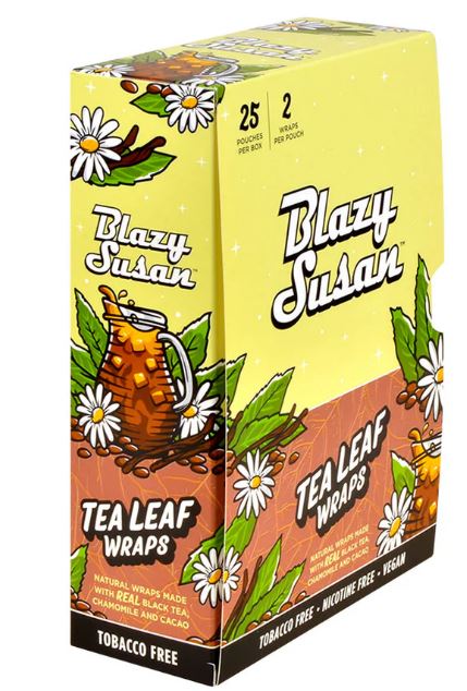 Blazy Susan Tea Leaf Wraps 2ct 25pk