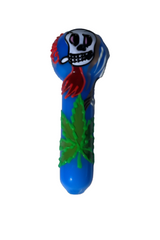 5" Gliizy Artistic Multi Color Tube Hand Pipe