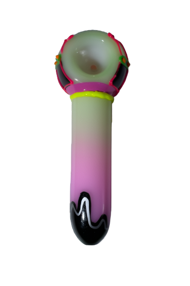 5" Gliizy Artistic Multi Color Tube Hand Pipe