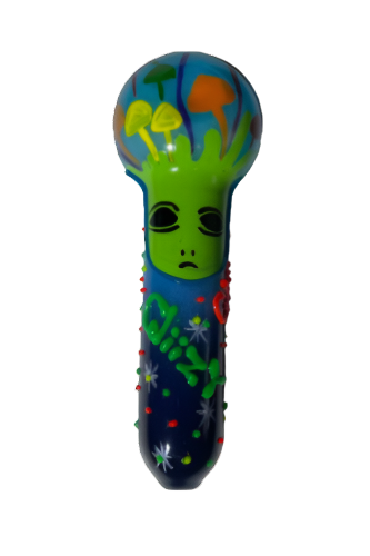 5" Gliizy Artistic Multi Color Tube Hand Pipe