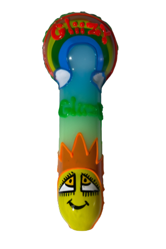 5" Gliizy Artistic Multi Color Tube Hand Pipe