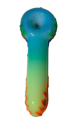 5" Gliizy Artistic Multi Color Tube Hand Pipe