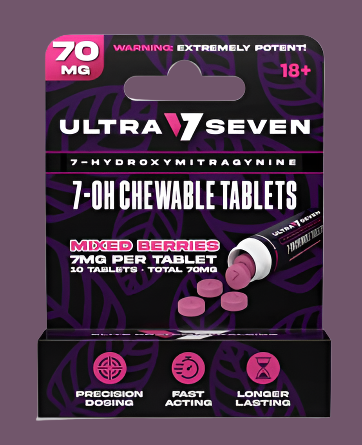 Ultra Seven 7-ohmz chewable 7mg Tablets 10ct