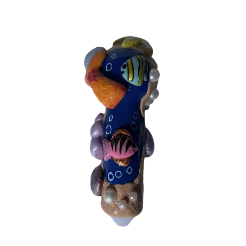 5" Gliizy Sea world Design Hand pipe 1ct