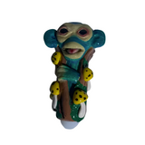 5" Gliizy Monkey & Mushroom Hand Pipe 1ct