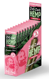 Zig Zag Hemp Wraps 2Pk 25ct New Flavors