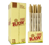 RAW King Size Pre Rolled Cones 75Ct