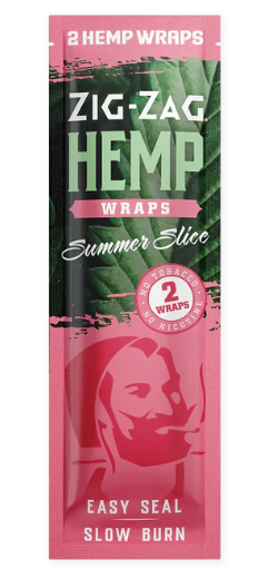 Zig Zag Hemp Wraps 2Pk 25ct New Flavors