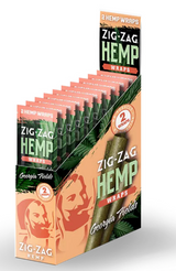 Zig Zag Hemp Wraps 2Pk 25ct New Flavors