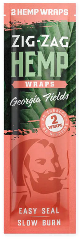 Zig Zag Hemp Wraps 2Pk 25ct New Flavors