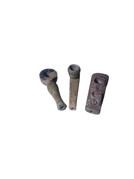 Stone Hand Pipe 6ct - Assorted