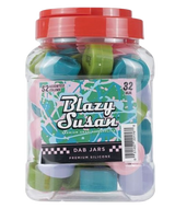 Blazy Susan Dab Jars 32mm 52ct - Assorted