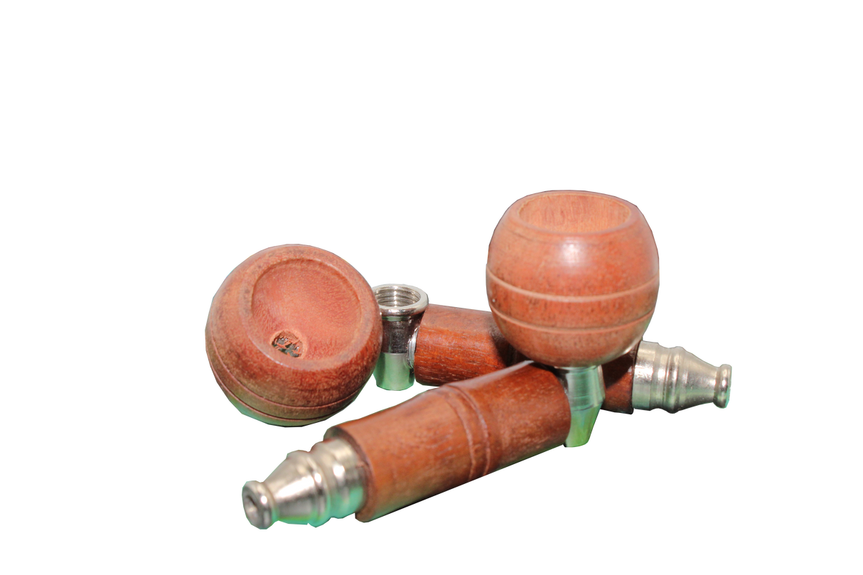 Wood and Metal Hand Pipe 2Pk