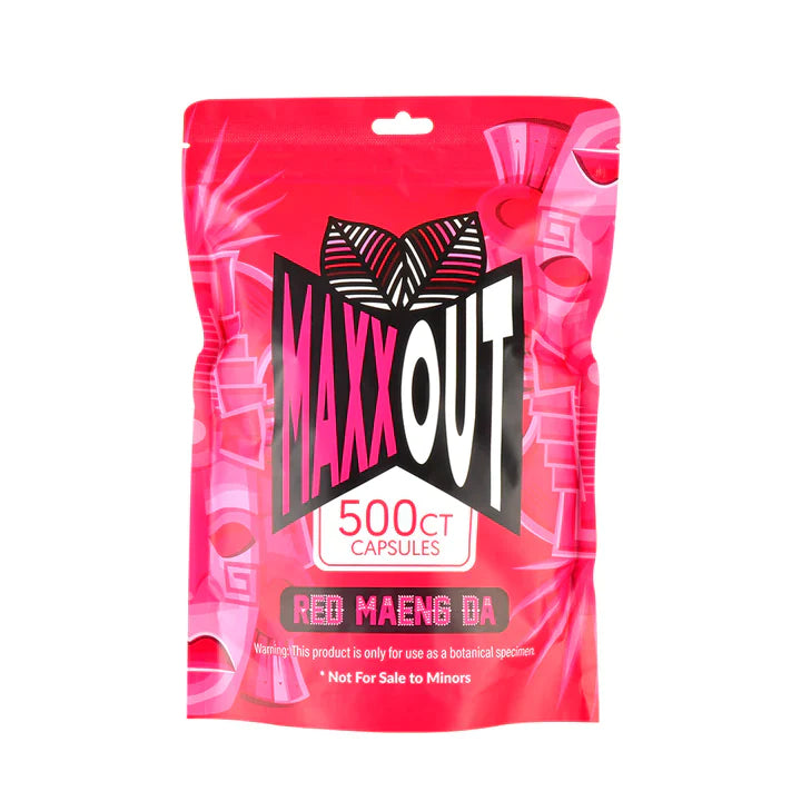 PAIN OUT MAXX KRATOM RED MAENG DA CAPSULES